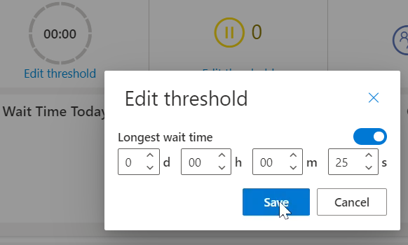 Set The Current LWT Data Threshold